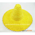 Привлекательная мексиканская соломенная шляпа соломенной шляпы сомбреро